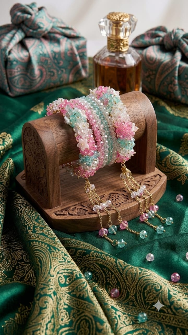 Floral Gajjra Bracelet Set