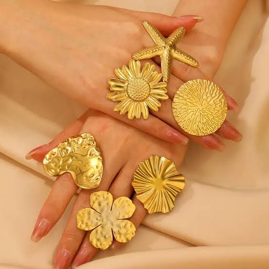 3pcs Stainless Steel Minimalist  Water Drop Open Rings, Suitable For Women's Daily & Party Wear