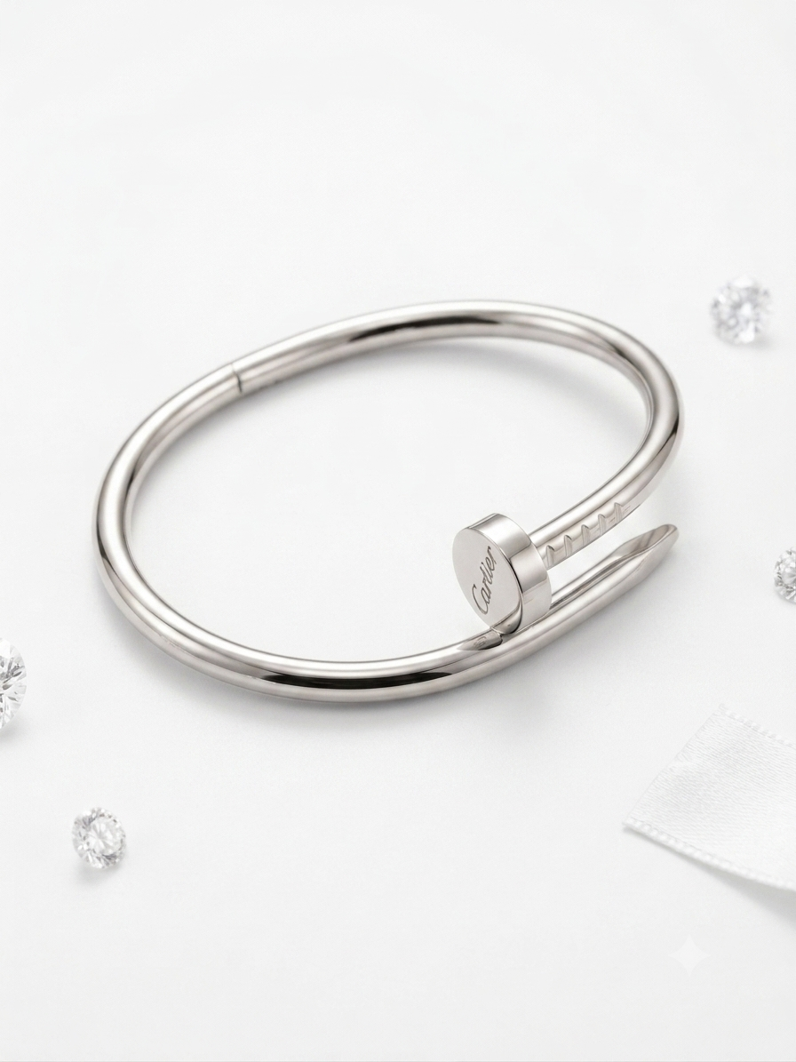stainless nail bracelet| Cartier nail cuff| new article