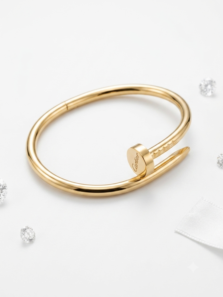 stainless nail bracelet| Cartier nail cuff| new article